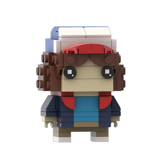 Figurine grosse tête à construire Stranger Things Dustin Henderson vu de face