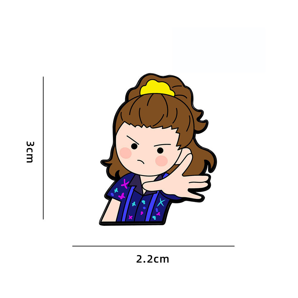 Pin's Stranger Things Onze vu de face