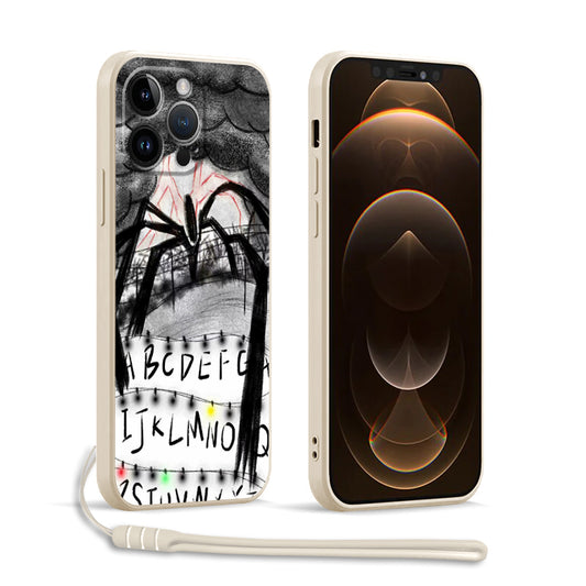 Coque iPhone Stranger Things motif Mix05 4218 vu de face