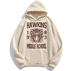 Maglione beige Stranger Things Hawkins Middle School