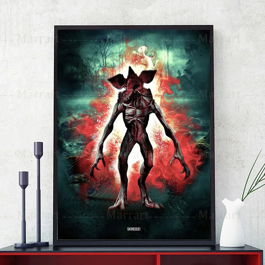 Poster Stranger Things Demogorgon vu de face