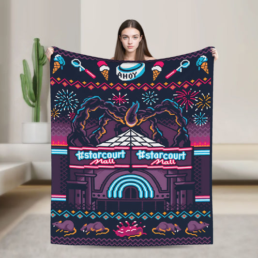 Plaid Stranger Things Starcourt Mall vu de face