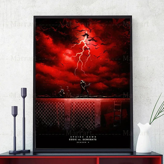 Poster Stranger Things la fille aux pouvoirs vu de face