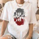 T-shirt da donna Stranger Things foresta capovolta