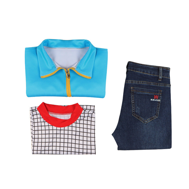 Tenue complète cosplay Stranger Things style Max Mayfield 3 pièces vu de face