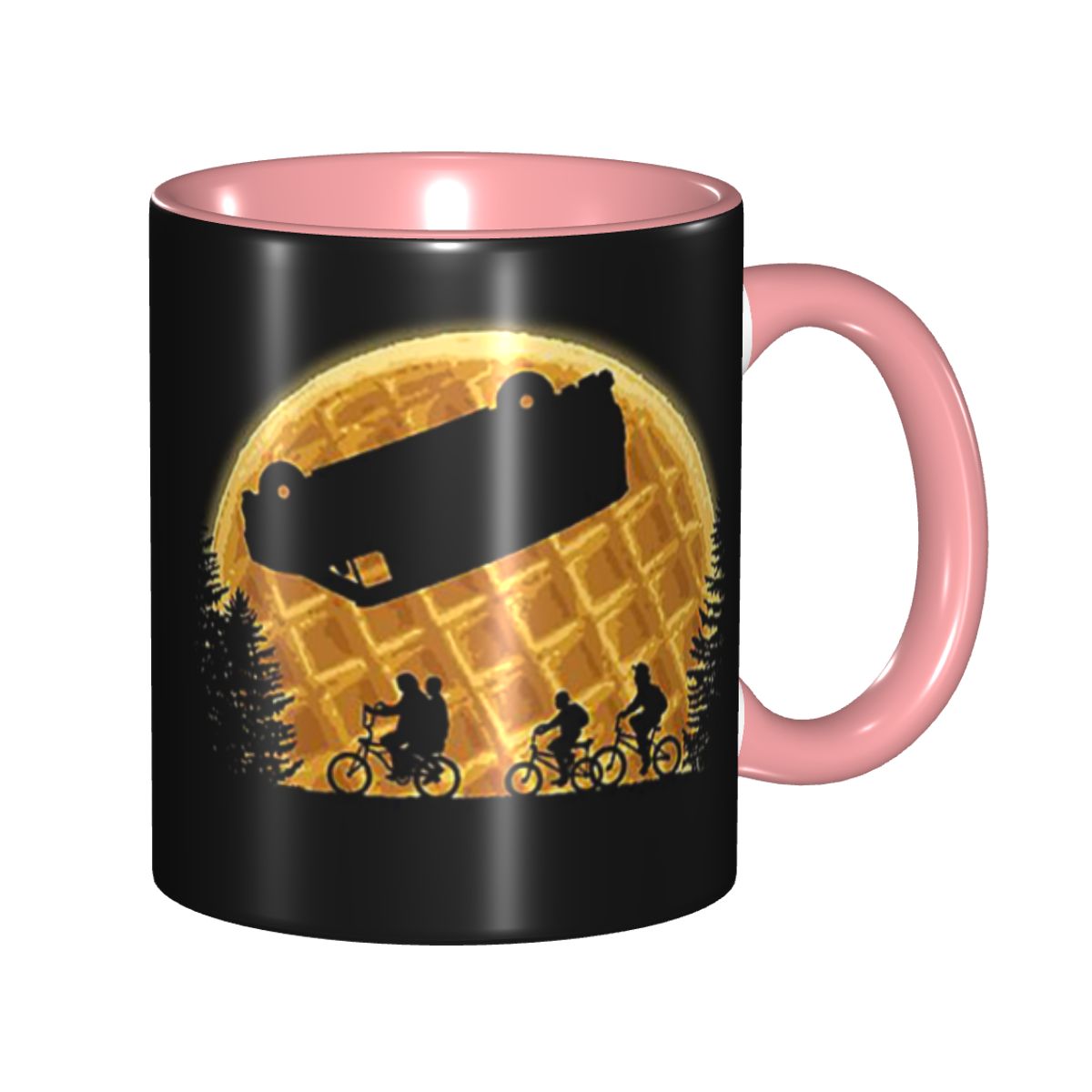 Mug Stranger Things la lune aux gaufres – coloris Rose