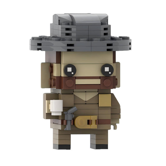 Figurine grosse tête à construire Stranger Things Jim Hopper vu de face