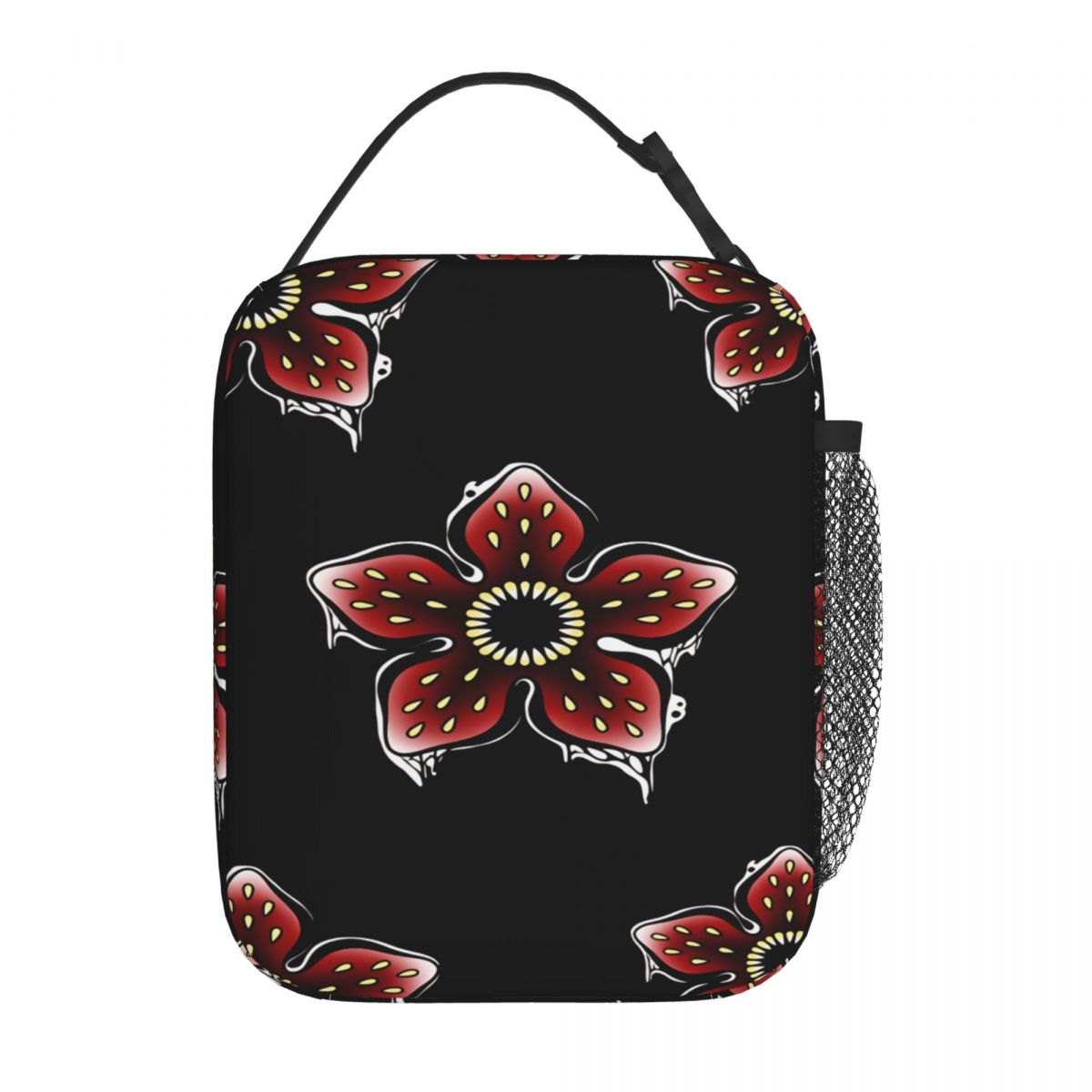 Sac isotherme Stranger Things corolles de Demogorgon vu de face