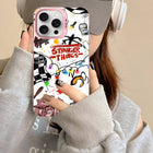 Cover iPhone opaca Stranger Things scarabocchi