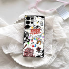 Cover Samsung opaca Stranger Things scarabocchi