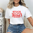 T-shirt da donna Stranger Things Stuck in the Upside Down