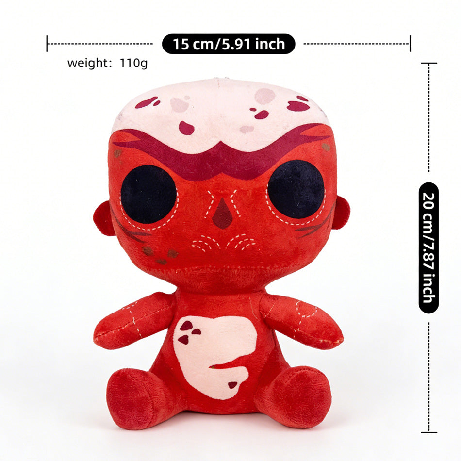 Peluche Stranger Things créature rouge 15 cm vu de face