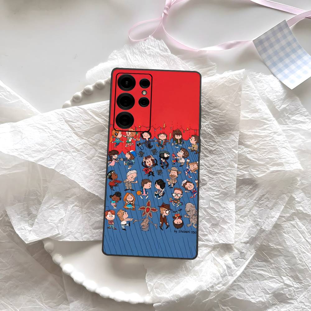 Coque Samsung mate Stranger Things la bande dessinée vu de face