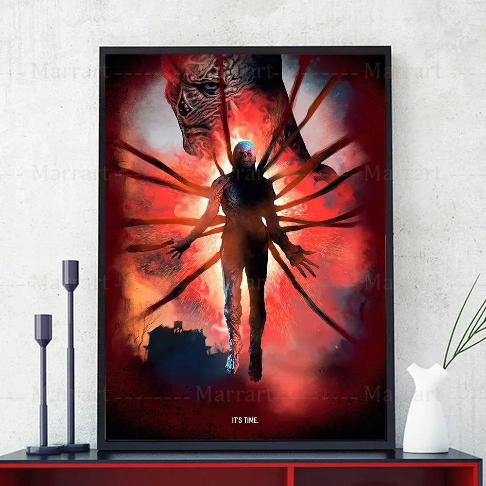 Poster Stranger Things Vecna vu de face