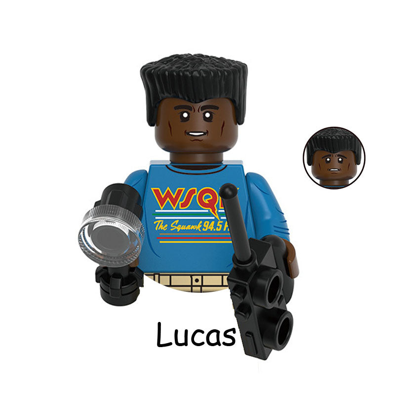 Mini figurine à construire Stranger Things Lucas WSQK vu de face