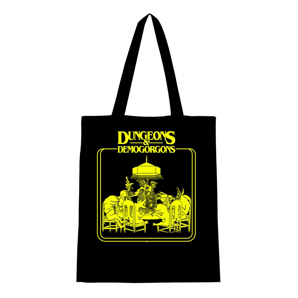 Tote bag Stranger Things Dungeons & Demogorgons vu de face