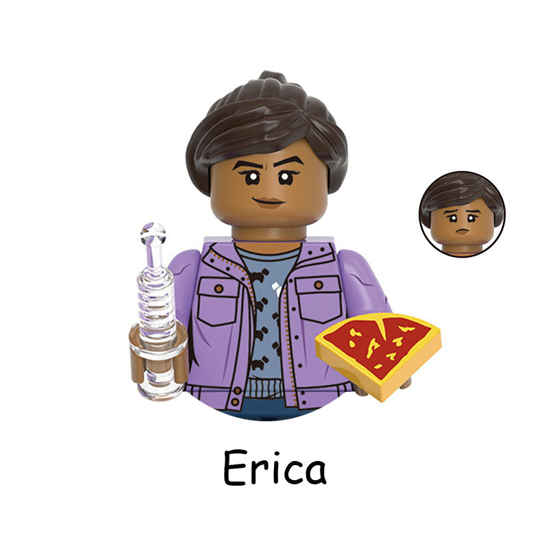 Mini figurine à construire Stranger Things Erica Sinclair vu de face