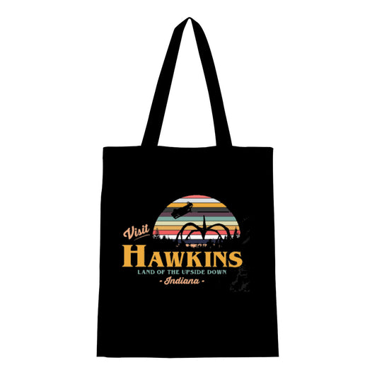 Tote bag Stranger Things Visit Hawkins vu de face