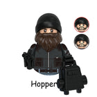 Mini statuina da costruire Stranger Things Jim Hopper barbuto