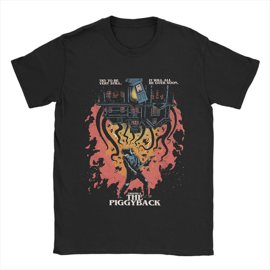 T-shirt homme Stranger Things Eddie Munson The Piggyback vu de face