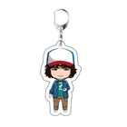 Portachiavi chibi Stranger Things Dustin Henderson trucker