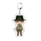 Portachiavi chibi Stranger Things Jim Hopper cappello