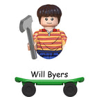Mini statuina da costruire Stranger Things Will Byers sullo skate