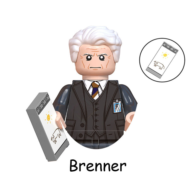 Mini figurine à construire Stranger Things Dr Brenner vu de face