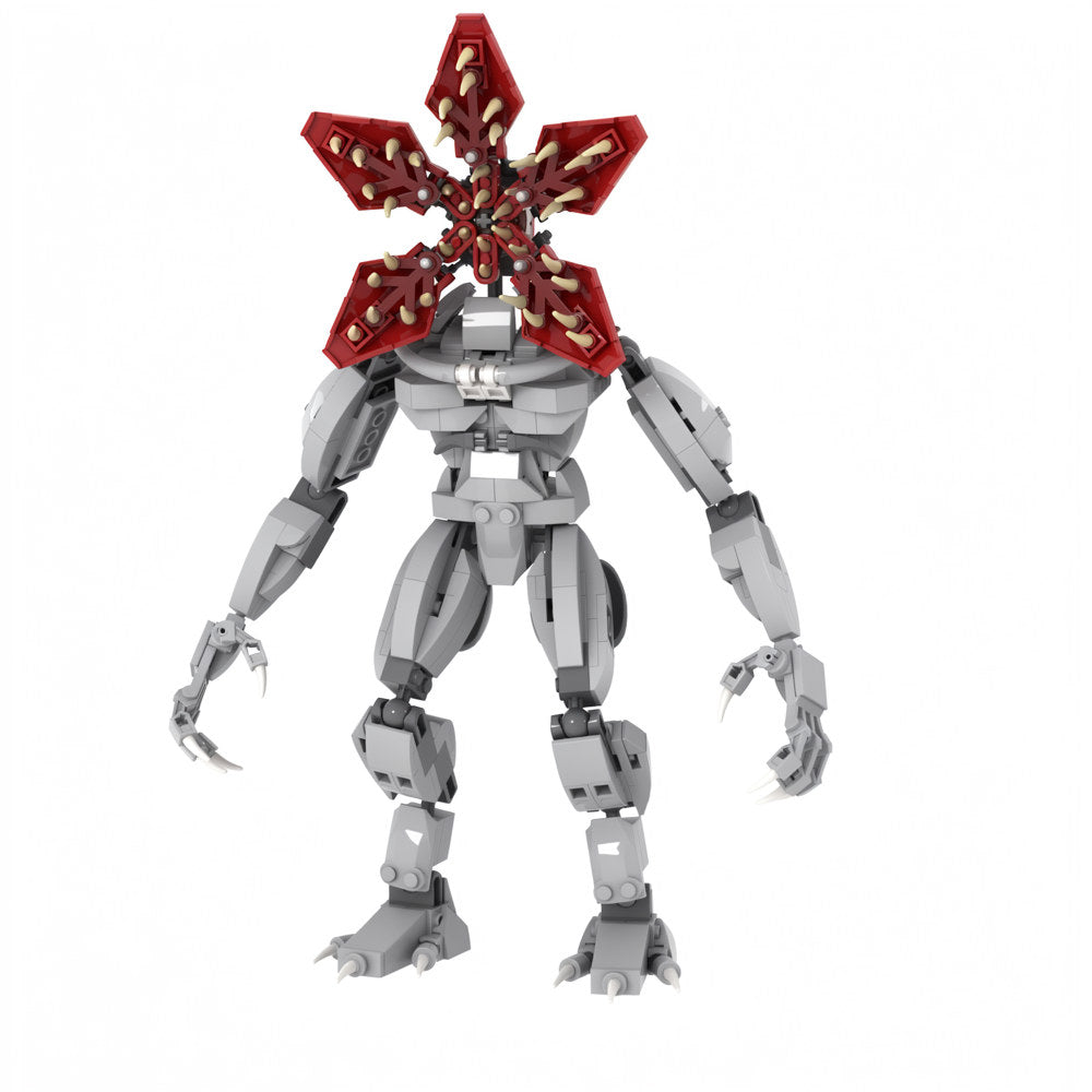 Statuina da costruire Stranger Things Demogorgone bianco 481 pezzi, vista frontale