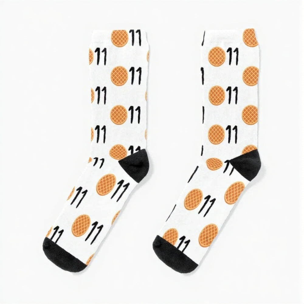 Chaussettes Stranger Things gaufres 011 – visuel 2