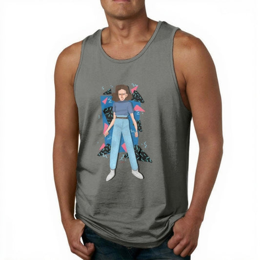 Débardeur Stranger Things portrait d'Onze – coloris Deep Heather