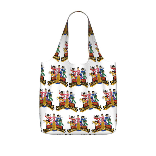 Tote bag Stranger Things Mighty Hawkins Rangers vu de face
