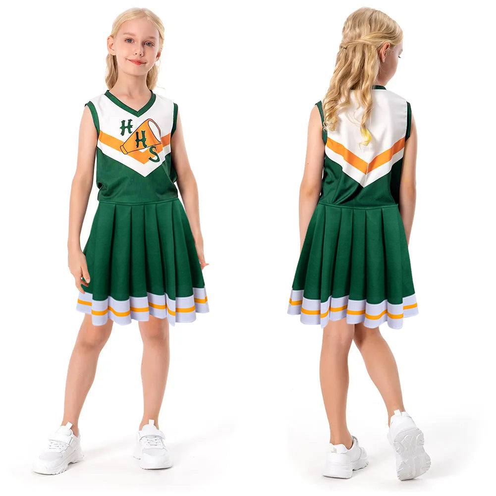 Uniforme de pom-pom girl enfant Stranger Things Hawkins – visuel 2