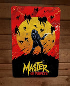 Targa in metallo Stranger Things Eddie Munson Master of Puppets