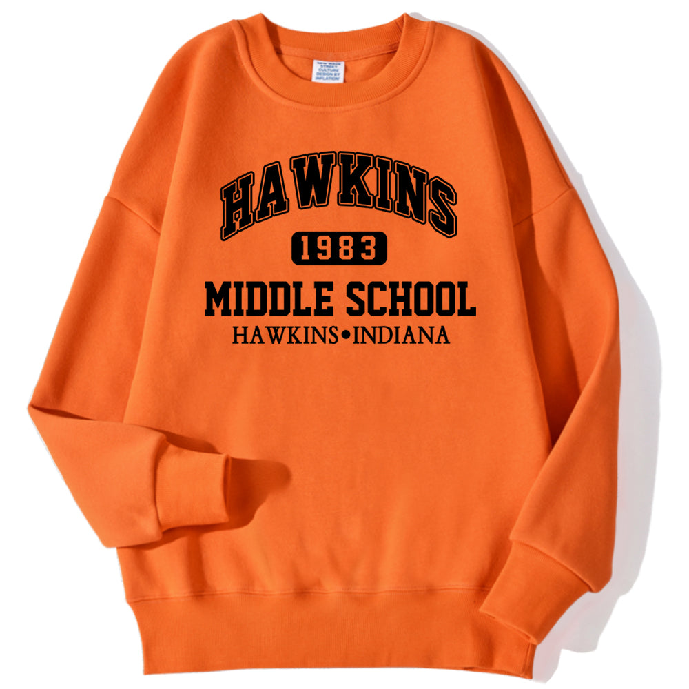 Sweat Stranger Things Hawkins Middle School homme – visuel 3
