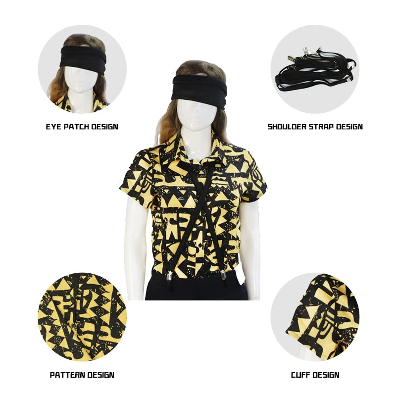Chemise et bandeau Stranger Things Onze saison 3 vu de face