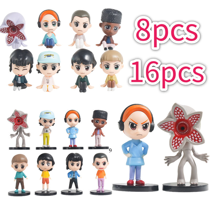Lot de 16 figurines Stranger Things la bande de Hawkins – visuel 2