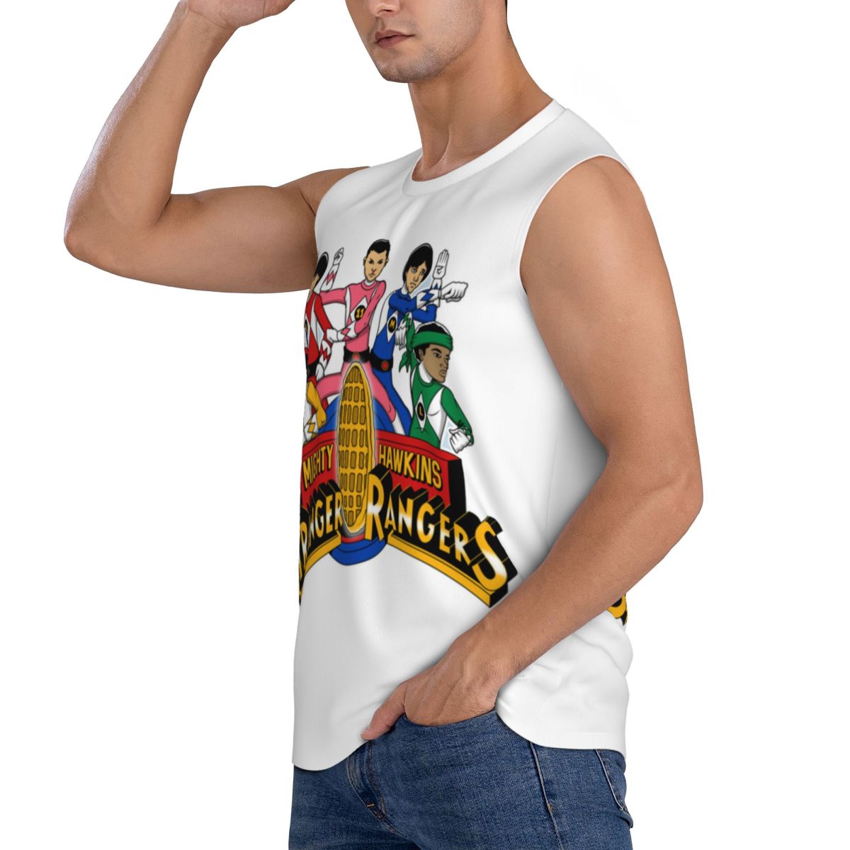 Débardeur Stranger Things Mighty Hawkins Rangers – visuel 2