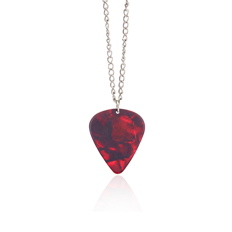 Collier Stranger Things médiator cœur rouge – visuel 2