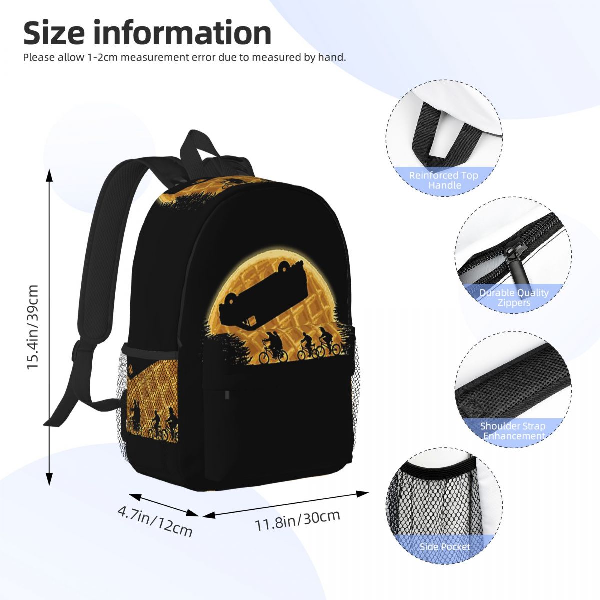 Sac à dos Stranger Things la lune aux gaufres – visuel 2