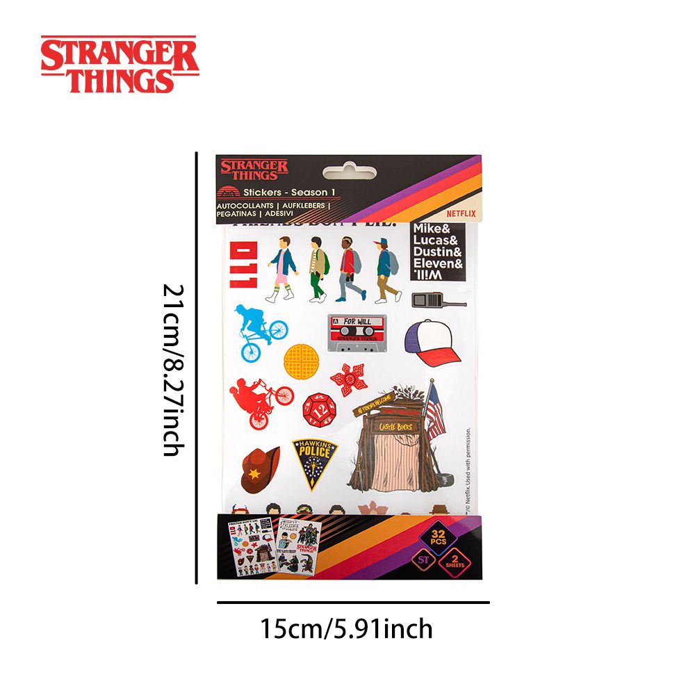 Planches de stickers Stranger Things saison 2 Mad Max – visuel 2