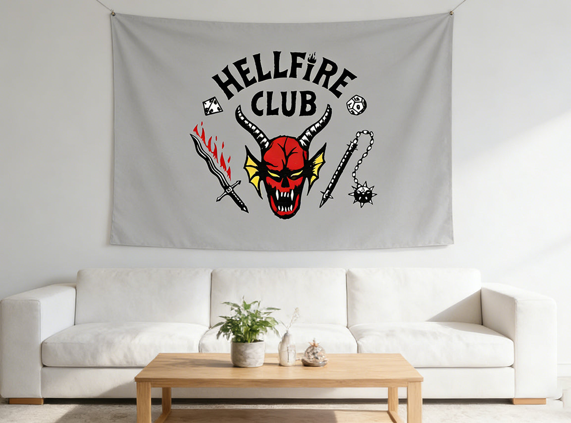 Tapisserie Stranger Things Hellfire Club – visuel 2