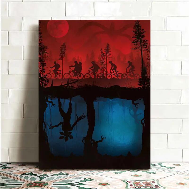 Toile Stranger Things Le Monde à l'Envers – visuel 3