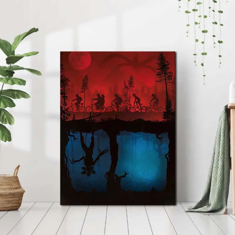 Toile Stranger Things Le Monde à l'Envers – visuel 4
