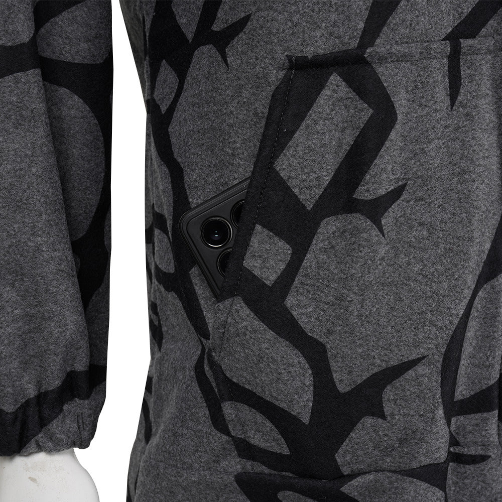 Pyjama combinaison Stranger Things Demogorgon gris – visuel 4