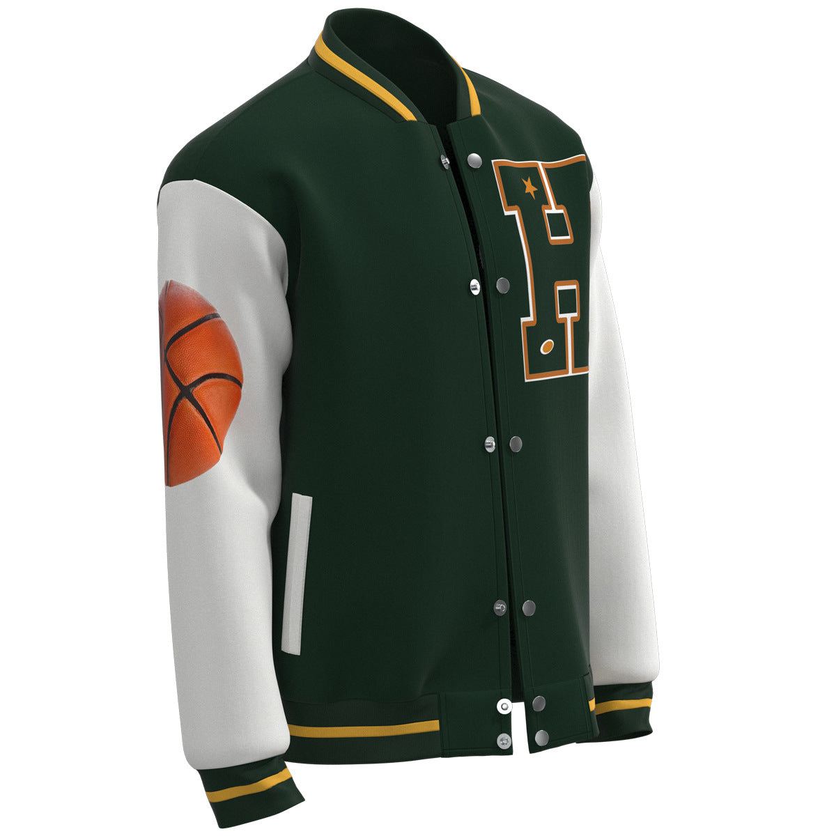 Veste teddy Stranger Things Hawkins High basketball – visuel 3