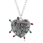 Collana Stranger Things cuore ghirlanda