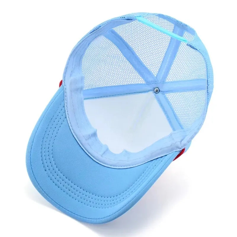 Casquette Stranger Things trucker rouge blanc bleu – visuel 3