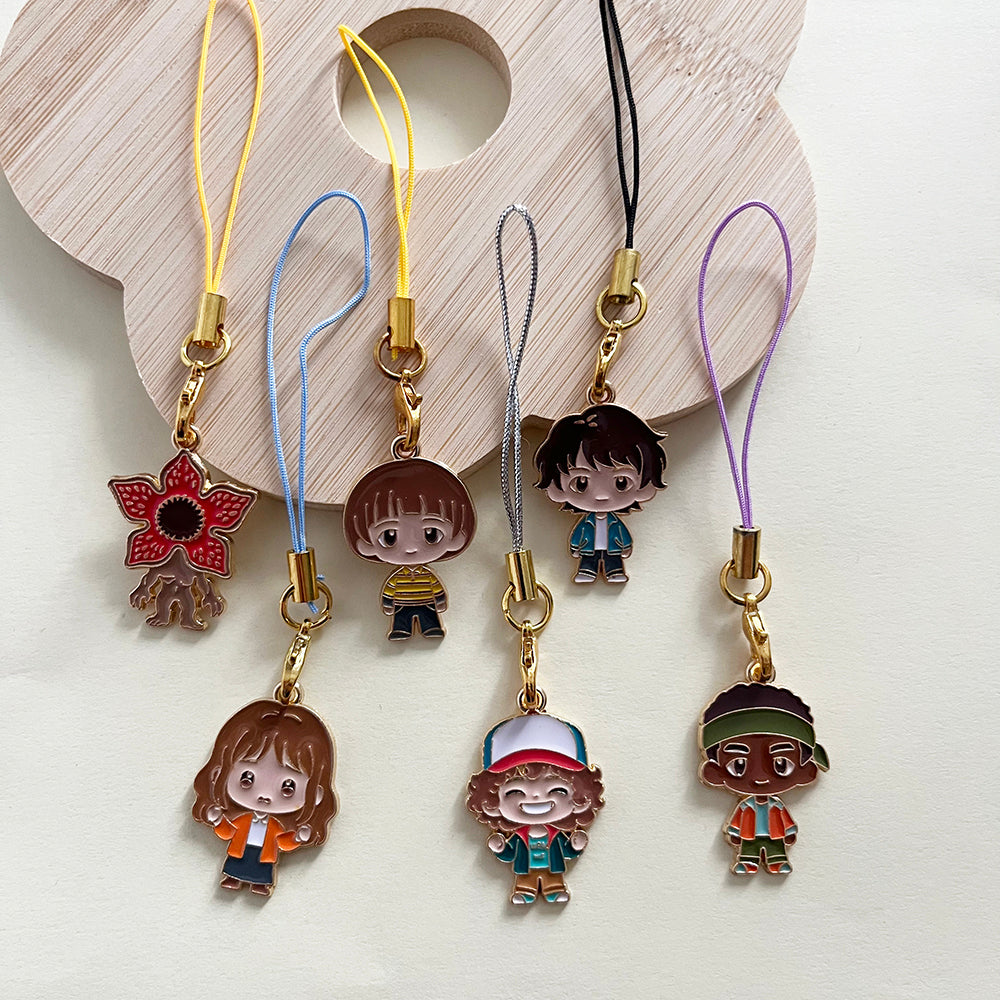 Lot de 6 porte-clés Stranger Things chibi – visuel 3