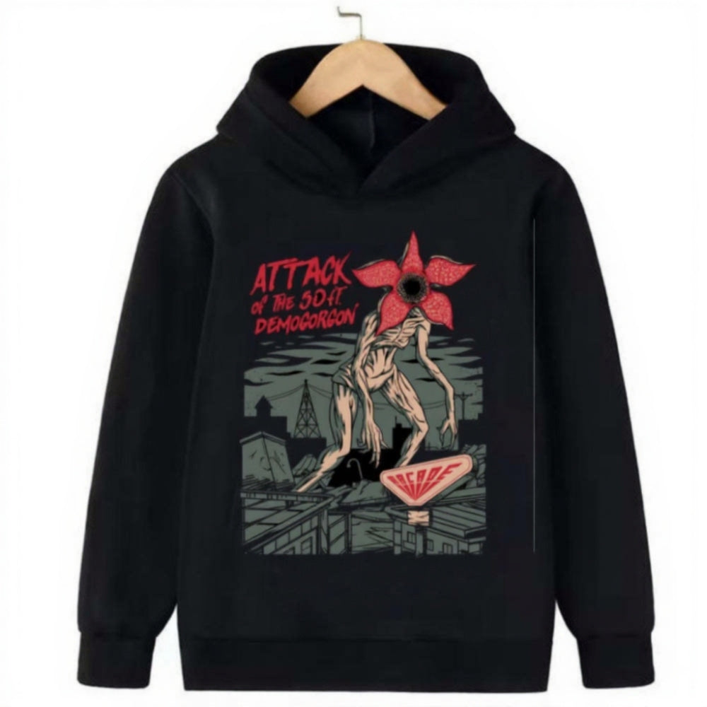 Hoodie enfant Stranger Things Attack of the Demogorgon vu de face